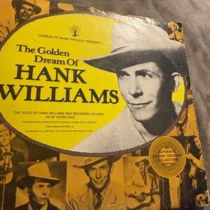 The Golden Dream of Hank Williams LP Vinyl Record.